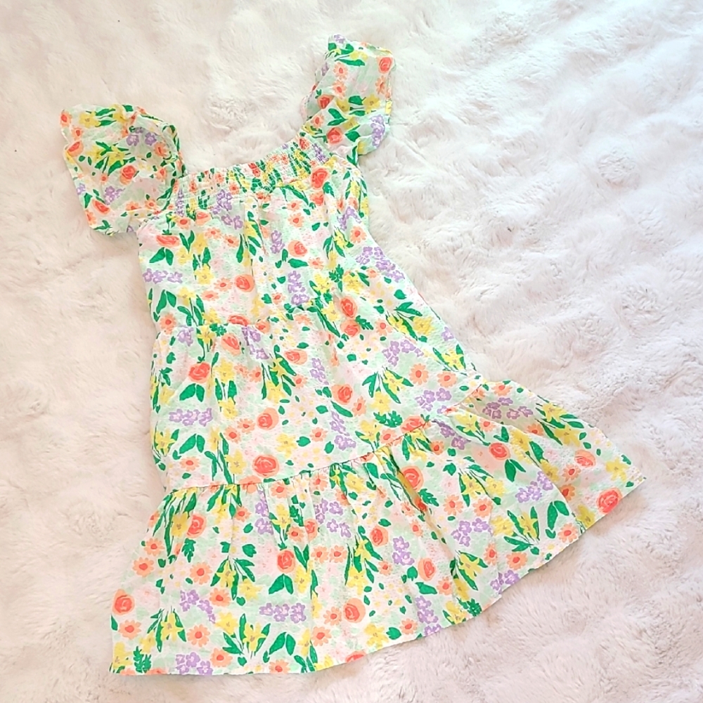 Cat & Jack Floral Dress - Pink, Green, Purple